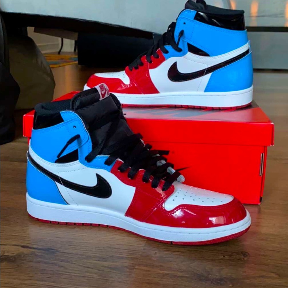 Jordan 1 fearless unc to Chicago red